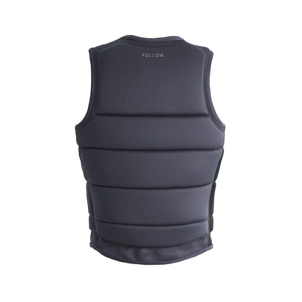 FollowのCorp Ladies（黒）レディースインパクトベストの背面