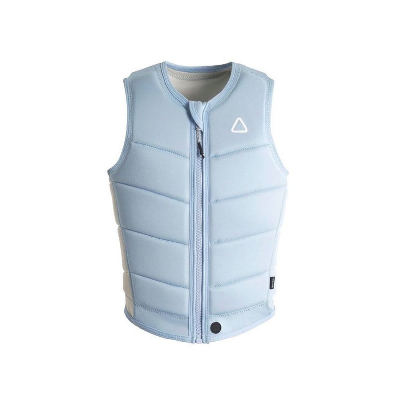 FollowのCorp Ladies（水色）レディースインパクトベストの正面