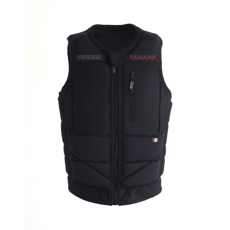FollowのCapiva（黒）インパクトベストの正面