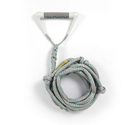 ボートアクセサリー　ウェイクサーフィン用トーイングロープ（カラー　Grey/Teal）
