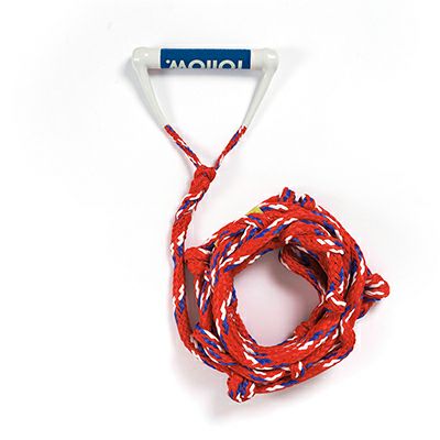 ボートアクセサリー　ウェイクサーフィン用トーイングロープ（カラー　Navy/Red）