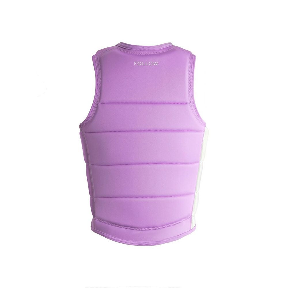 FollowのCorp ladies（紫）レディースインパクトベストの背面