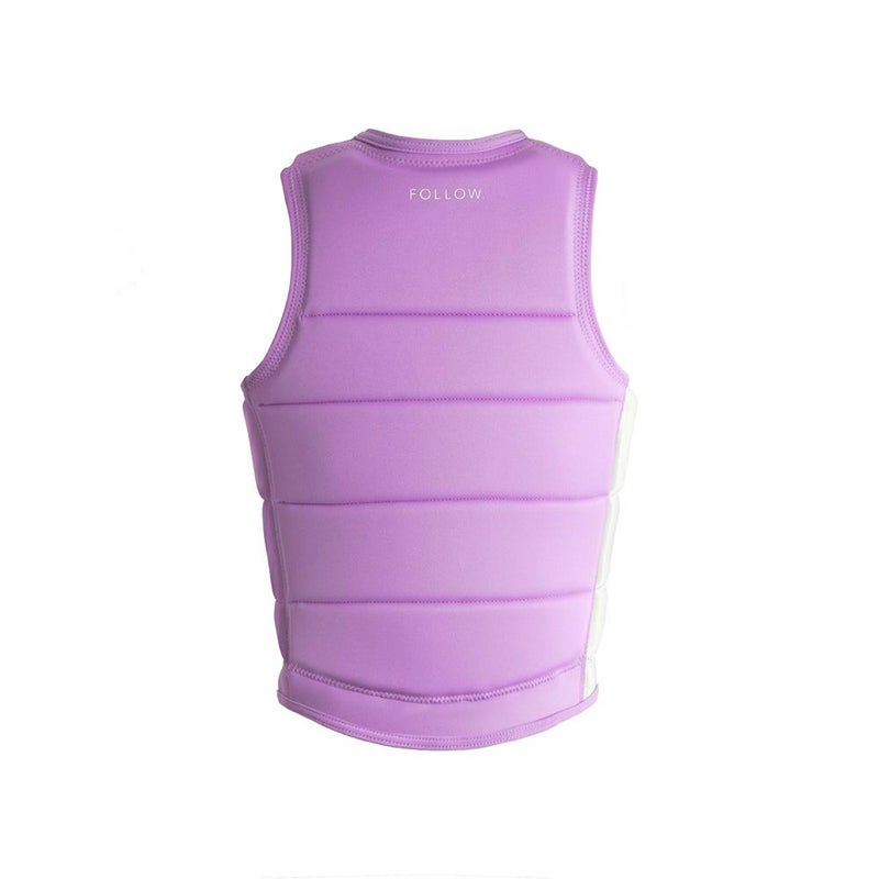 FollowのCorp ladies（紫）レディースインパクトベストの背面