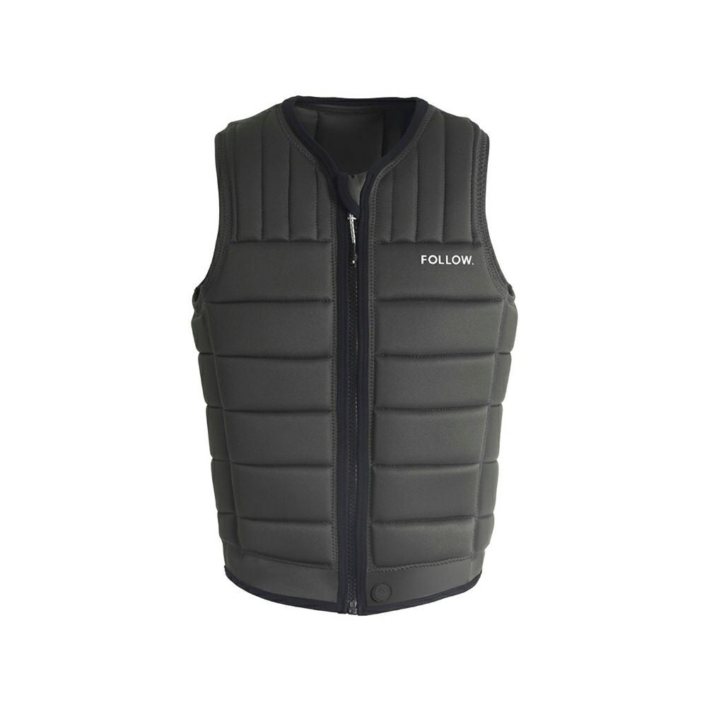 FollowのTotal（オリーブグレー）インパクトベストの正面
