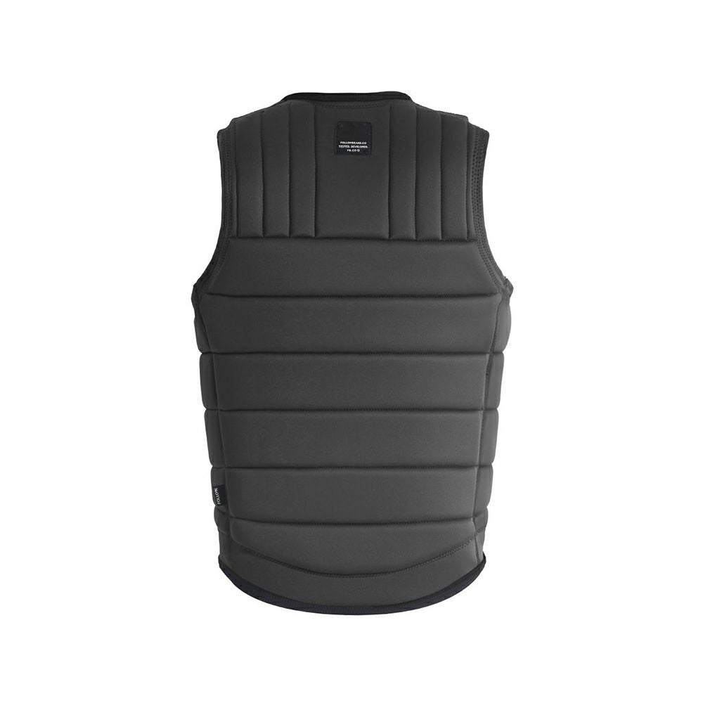 FollowのTotal（オリーブグレー）インパクトベストの背面