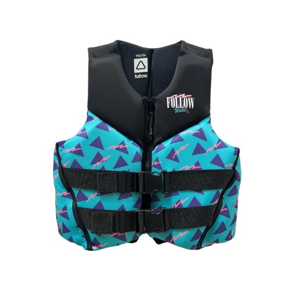 ライフジャケット GROMMY YOUTH CGA（BLACK/TEAL）