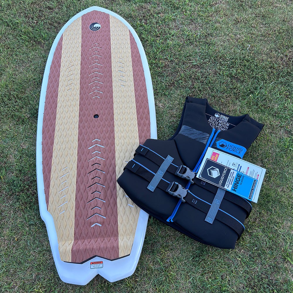 WAKESURF STARTER SETボード&ライフジャケット | WAKESTYLE CO.